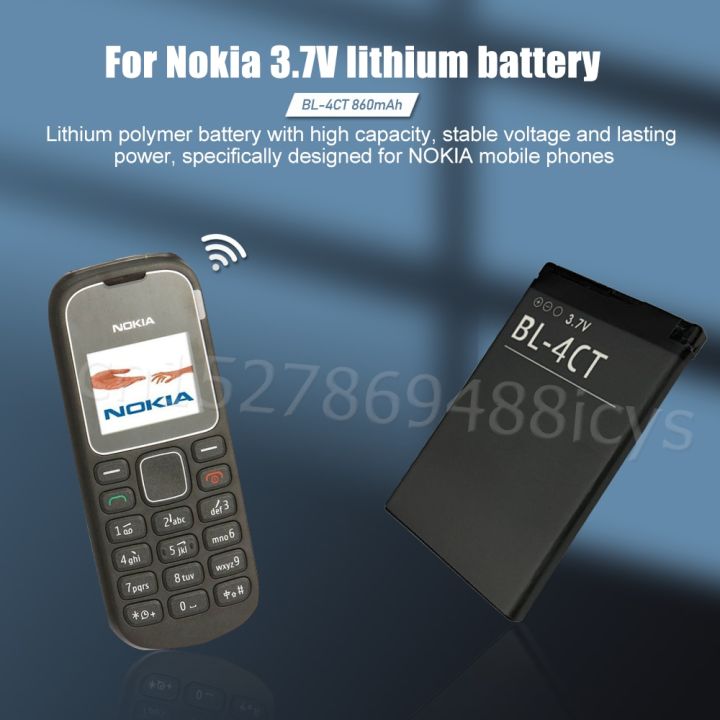 1pcs-bl-4ct-3-7v-860mah-li-ion-rechargeable-battery-for-nokia-5310-5630-6700s-7212c-6702s-7210c-7310c-7230-x3-x3-00-bl-4ct-bl4ct-led-strip-lighting