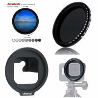 52mm Variable ND filter ND2-400 Neutral Density Fader Adapter Ring For Gopro Hero 8 9 10 11 Black Hero8 Hero10 Action Camera Filters