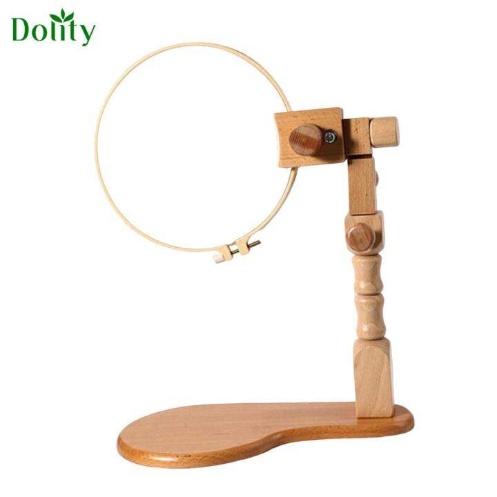 Dolity Wooden Embroidery Hoop Holder Frames Height Adjustable Rack for Cross Stitch Lazada PH