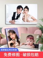 [Fast delivery]High-end Photo frame table photo custom washing photos made into crystal wedding photos hanging on the wall photo printing plus photo album frame production