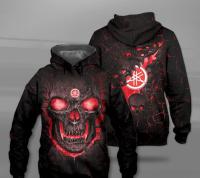 （ALL IN STOCK XZX）  Yamaha Hoodie 3D "Teem Racing" All Over Printed For Gift Hot Trend 66670  (Free customized name logo for private chat, can be changed with or without zipper)