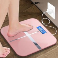 Weight Scale Smart Health Scale Solid Color Household Precision Weight Measurement Smart Electronic Scales Body Scale Weight