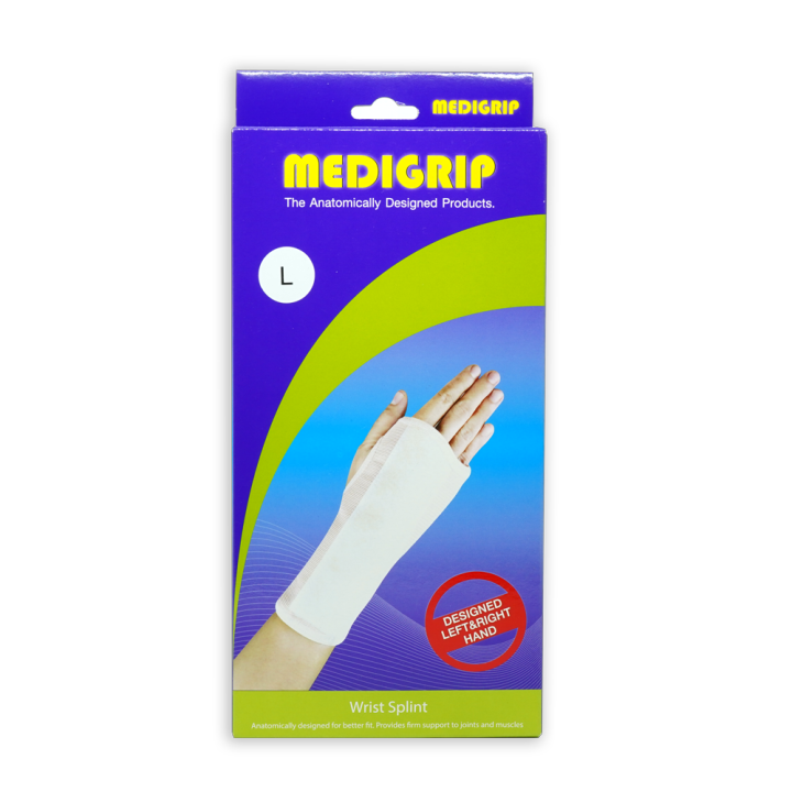 MEDIGRIP อุปกรณ์พยุงข้อมือ Wrist Splint Size L Lazada.co.th