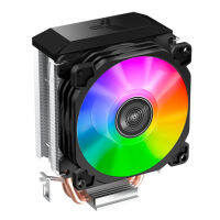 Jonsbo CR1200E 9cm CPU Cooler 2 Copper Heat Pipe Tower RGB 3Pin พัดลมระบายความร้อนฮีทซิงค์พัดลมหม้อน้ำ Ventilador อุปกรณ์เสริม-Laocher