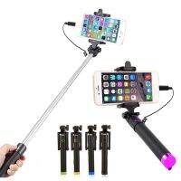 Portable Wired Monopod Handheld Selfie Stick For iPhone 11 12 13 Pro Max Mini SE 2020 XS X XR 8 7 Plus Selfiestick perche selfie Selfie Sticks