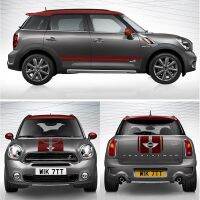 ฮู้ด + กระโปรงหลัง + สติ๊กเกอร์ลายแถบด้านข้างสำหรับแต่งรถยนต์สำหรับ Mini Cooper S Countryman R60อุปกรณ์ตกแต่ง