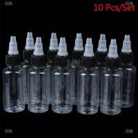 SUN 10Pcs/Set 30ml Paint Mixed Bottle Empty Storage Bottle Liquid Bottled Separately