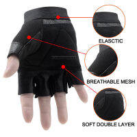 2020 Summer Fashion Leather Gloves Adjustable Fingerless Gloves For Cycling Biker Riding Hiking Climbing Working Workout Sports