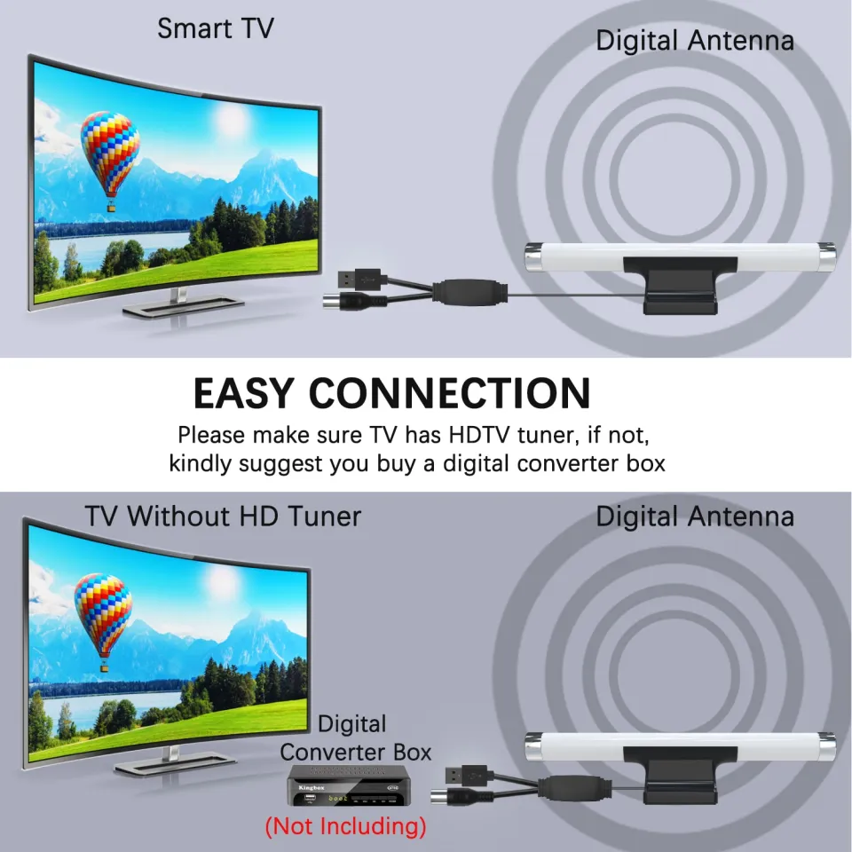 5600 Miles Range TV Antenna Digital HD Antena Indoor HDTV 1080P 4K