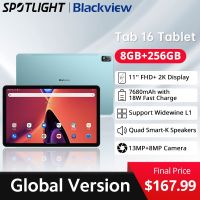 【World Premiere】Blackview Tab 16 Tablet Android 8GB 256GB 112K Display 13MP Camera PC Mode Widevine L1 Unisoc T616 Octa Core