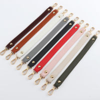 34cm Short Pu Leather Bag Strap NEW Fashion Replacement Belt For Shoulder Bag Solid Color Handbag Handle Diy Bag Acessories