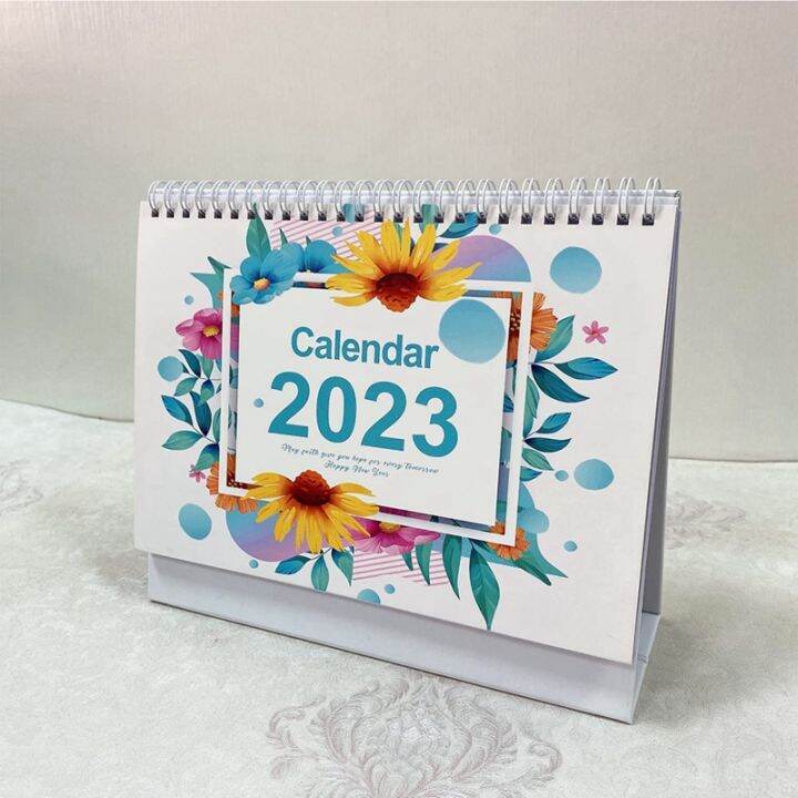 2023-small-desk-calendar-9inch-x-7-3inch-colorful-monthly-designs-for-planning-and-organizing-for-home-or-office