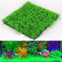 Eco-Friendly Aquarium Ornaments Artificial Water Plastic Green Grass Plant Lawn Aquatic Aquarium Fish Tank Decor