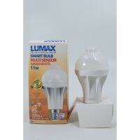 (Promotion+++) หลอดไฟ LED (E27) 9W พร้อมเซนเซอร์จับความเคลื่อนไหว Motion Sensor (warm white) (Lumax) ราคาสุดคุ้ม หลอด ไฟ หลอดไฟตกแต่ง หลอดไฟบ้าน หลอดไฟพลังแดด