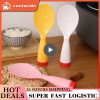 ☢♀✿ 5/8/10PCS Non-stick Rice Rice Cooker Spoon Creative Rice Spoon Shovel Smiling Face Rice Spoon Can Stand Tableware