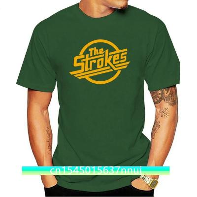 Tsihrt The Strokes T Shirt Men Indie Rock Band Men Tshirt Cotton Music T Shirts Men Rock