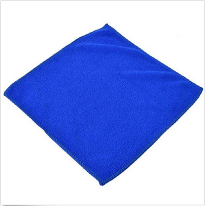 30X30Cm Blue รถผ้าเช็ดทำความสะอาดผ้าเช็ดทำความสะอาดฝุ่นสำหรับรถยนต์