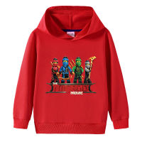 Ninjago เสื้อผ้าเด็กผ้าฝ้าย Hoody Hoodie สำหรับวัยรุ่นเด็กสาวการ์ตูนฤดูใบไม้ผลิและฤดูใบไม้ร่วง Lesure เด็กวัยหัดเดินแขนยาว