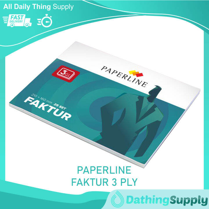 Paperline Faktur 3 Ply Buku Faktur Ncr Ppl 3 Rangkap Besar Lazada