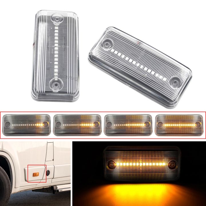 2x-dynamic-signal-lamp-for-iveco-fiat-ducato-citroen-relay-peugeot-boxer-renault-volvo-man-daf-jeep-canbus-led-side-marker-light