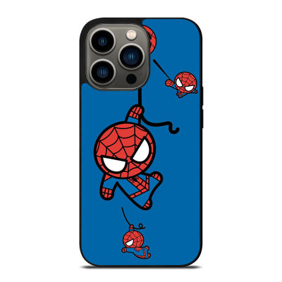 Spider man Kawaii Marvel Avengers Phone Case for iPhone 14 Pro Max / iPhone 13 Pro Max / iPhone 12 Pro Max / XS Max / Samsung Galaxy Note 10 Plus / S22 Ultra / S21 Plus Anti-fall Protective Case Cover 295