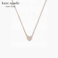 KATE SPADE NEW YORK YOURS TRULY PAVE HEART MINI PENDANT NECKLACE O0R00150 สร้อยคอ