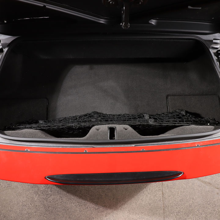 สำหรับ-chevrolet-corvette-c6-2005-2013โพลีเอสเตอร์สีดำรถ-trunk-storage-สุทธิ-cargo-organizer-รถอุปกรณ์เสริมภายใน