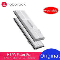 Original Roborock Washable HEPA Filter สำหรับ S7 S7 Maxv S8 S8 S7 Pro Ultra เครื่องดูดฝุ่นหุ่นยนต์อะไหล่ทดแทน