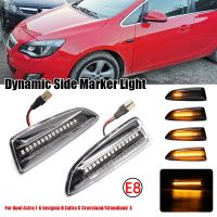 Dynamic Side Marker Light For Opel Astra J Astra K Insignia B Zafira C Grandland X Car Flashing LED Turn Signal Sequential Light