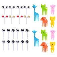 Animal Fruit Forks For Children Mini Cartoon Fruit Snack Pick Party Decorations Food Dessert Picks Tookpick Bento Lunches Gadget