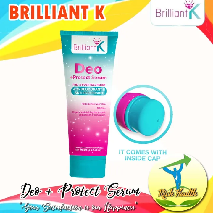 Brilliant K Deo + Protect Serum Pre and Post Peel Relief with