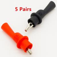 【YY】5 Pairs Alligator Crocodile Test Clip Clamp For Multimeter Tester Probe New