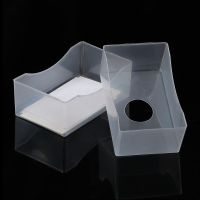 【CW】✹  12 pcs/lot New Pvc Transparent Business Card Plastic Cards Holder Storage Boxes Office Supplies