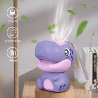 Dinosaur Air Cooling Fan Cute Fans Mini Personal Fan Bladeless USB Rechargeable Mute Fan 2 Speed Desktop Fan For Home Office