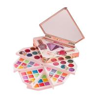 Kids Makeup Kit for Girl Lighted Makeup Palette with Mirror Girls Birthday Gifts Pretend Play Cosmetic Toys for Home Play Center and Travel diplomatic