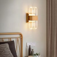 Modern acrylic transparent line light guide LED bar model homestay light luxury creative living room bedroom bedside ho wall