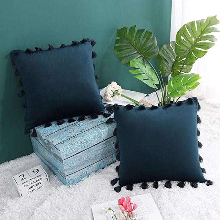 pink-grey-yellow-navy-green-blue-beige-cushion-cover-with-tassel-pillow-cover-bedroom-sofa-decoration-pillowcase-45x45cm