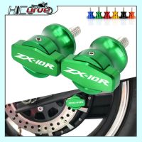 ZX 10R ZX10R สำหรับ Kawasaki ZX-10R 2011-2018 2017 2016ขาตั้งกรอบรถจักรยานยนต์สกรูตัวเลื่อนหลอดสวิงอาร์มตัวเลื่อน