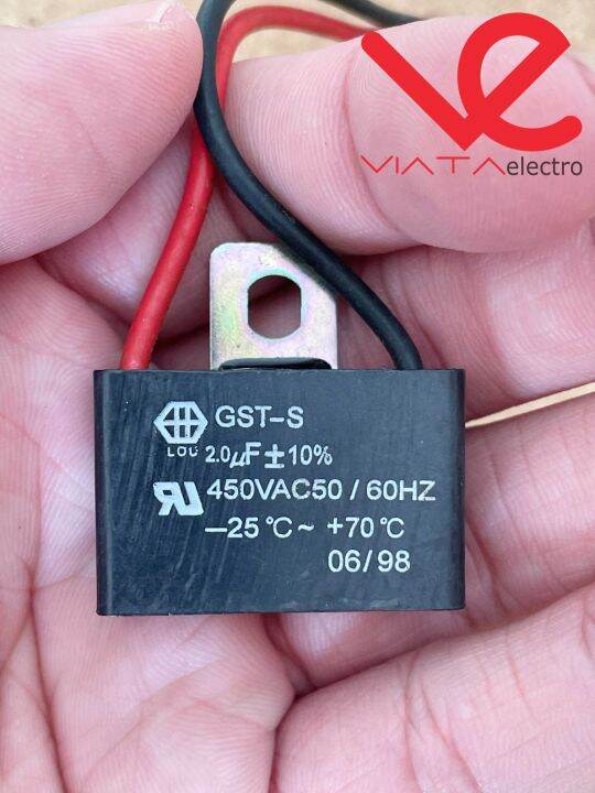 KAPASITOR KOTAK 2UF 450VAC KAPASITOR KIPAS ANGIN 2 UF Lazada Indonesia