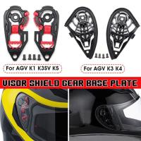 1 คู่รถจักรยานยนต์หมวกกันน็อค Visor ฐานสำหรับ AGV K1 K3SV K5 K3 K4 อุปกรณ์เสริมหมวกกันน็อคและอะไหล่ Moto หมวกกันน็อคเลนส์ฐาน - Lusjeh