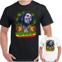 （Can Customizable）Feel No Pain Mens Bob Marley Inspired Reggae T-Shirt Music cotton mens o-neck tshirt（Adult and Childrens Sizes）