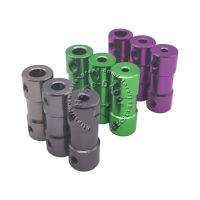 345มม. อลูมิเนียมแข็ง Coupling มอเตอร์ Shaft Coupler Connector แขน Bushing สำหรับ DIY หุ่นยนต์สมาร์ทรถของเล่นเรือรุ่น Parts