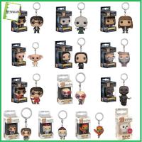 RENWAN สำหรับเด็กเด็ก ของขวัญคริสต์มาส FUNKO POP พวงกุญแจกระเป๋า โมเดลแฮร์รี่พอตเตอร์ รูปการกระทำ พวงกุญแจ