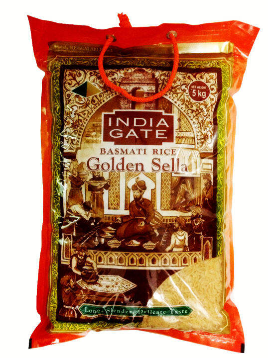 India Gate Basmati Rice Golden Sella 5Kg {Made in India} Lazada PH