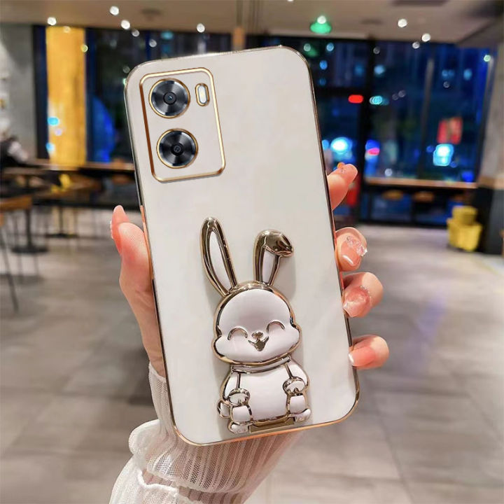 andyh-new-design-for-oppo-a57-4g-2022-a57-2022-5g-realme-v23-realme-q5i-case-luxury-3d-stereo-stand-bracket-smile-rabbit-electroplating-smooth-phone-case-fashion-cute-soft-case