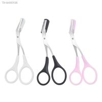 ❇ 1pcs 3 Colors Eyebrow Trimmer Scissors with Comb Eyelash Hair Scissors Stainless Steel Eyebrow Razor Grooming Wenkbrauw Trimmer