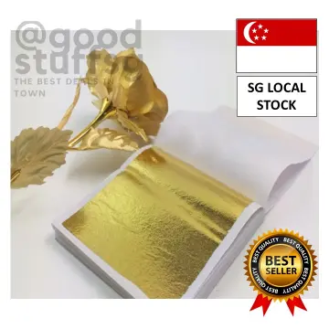 Gold Leaf Foil Sheets for Crafts, Resin, Scrapbooking, Gilding