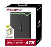 HardDiskTranscend StoreJet TS4TSJ25H3C 2.5 4 TB External(รับประกัน3ปี)