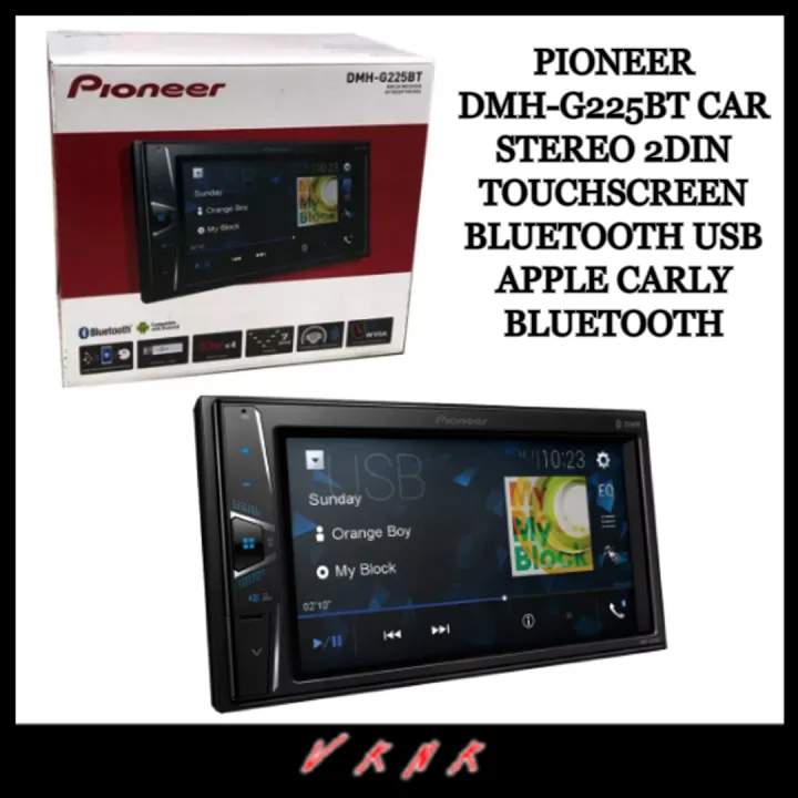 Pioneer DMHG225BT CAR STEREO 2Din Touchscreen Bluetooth USB Apple