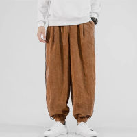 ใหม่ Corduroy ผู้ชาย Harem กางเกงแฟชั่นผู้ชาย Jogging Sweatpants ขนาดใหญ่ผ้าฝ้ายผู้หญิงกางเกงลำลอง Streetwear Dropshipping 5XL